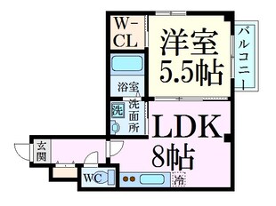 ブラントゥール芦屋の物件間取画像